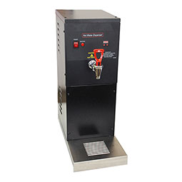 Grindmaster 2403-008 2.6 Gallon Push-Button Operated Hot Water Dispenser  with LCD Screen - 240V, 2900W